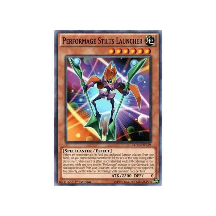 Performage Stilts Launcher (Common) – Clash of Rebellions | Carta YUGIOH en México