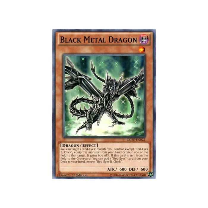 Black Metal Dragon (Common) – Clash of Rebellions | Carta YUGIOH en México