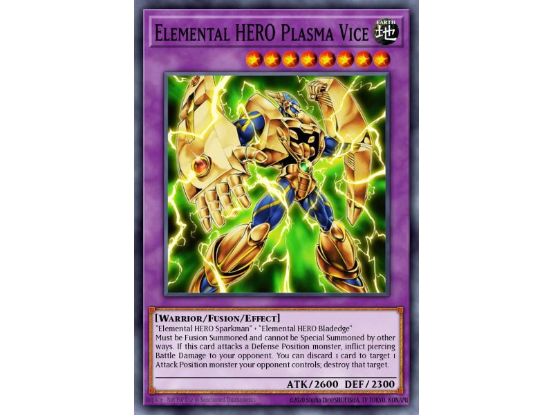 Elemental HERO Plasma Vice (Ultra Rare)
