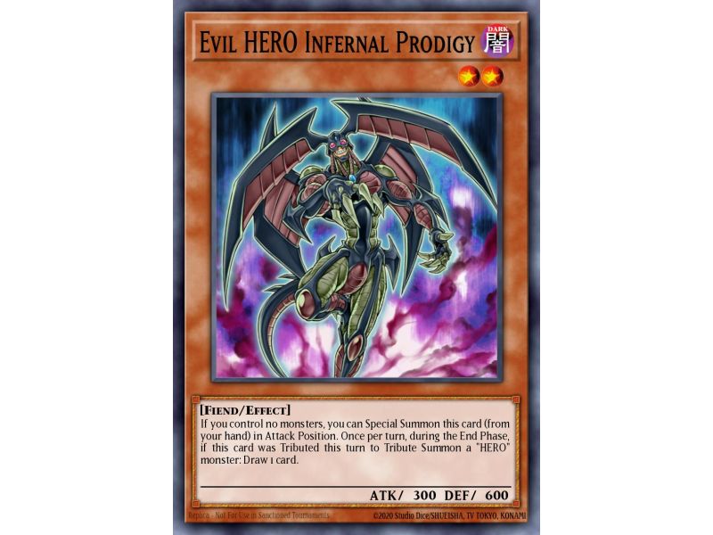 Evil HERO Infernal Prodigy (Super Rare)