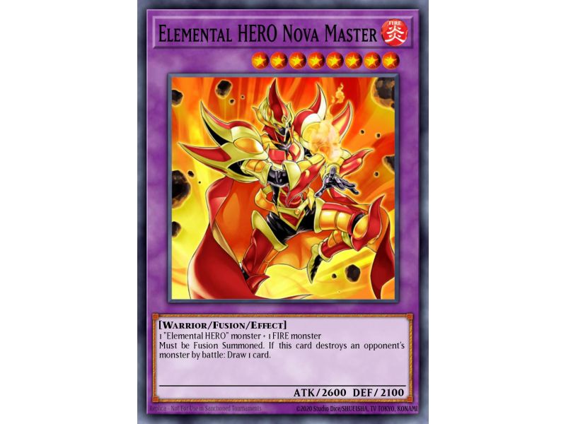 Elemental HERO Nova Master (Super Rare)