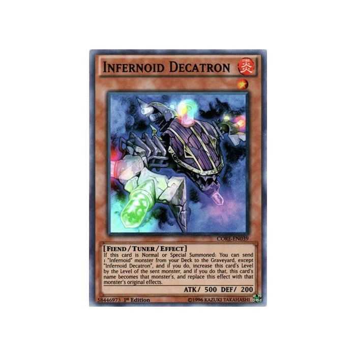 Infernoid Decatron (Super Rare) – Clash of Rebellions | Carta YUGIOH en México