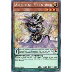 Archfiend Eccentrick (Secret Rare) – Clash of Rebellions | Carta YUGIOH en México