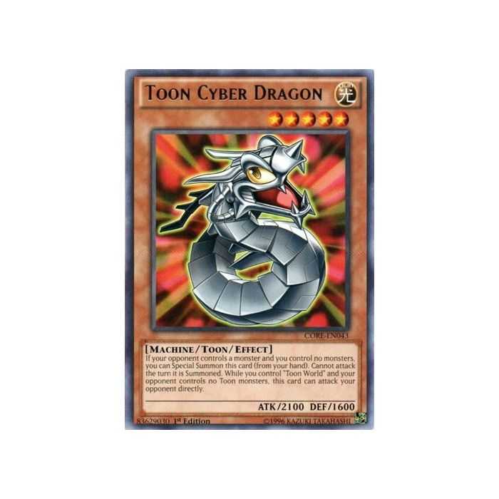Toon Cyber Dragon (Rare) – Clash of Rebellions | Carta YUGIOH en México