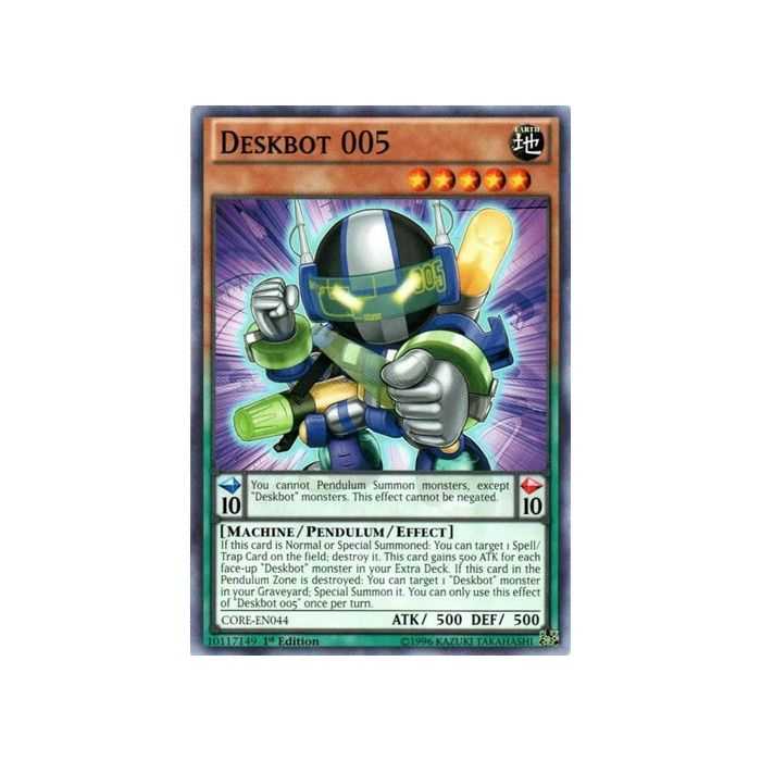 Deskbot 005 (Common) – Clash of Rebellions | Carta YUGIOH en México