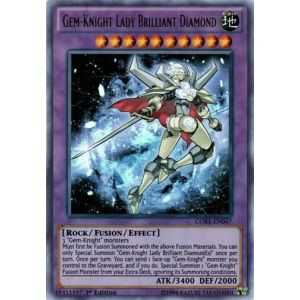 Gem-Knight Lady Brilliant Diamond (Ultra Rare) – Clash of Rebellions | Carta YUGIOH en México