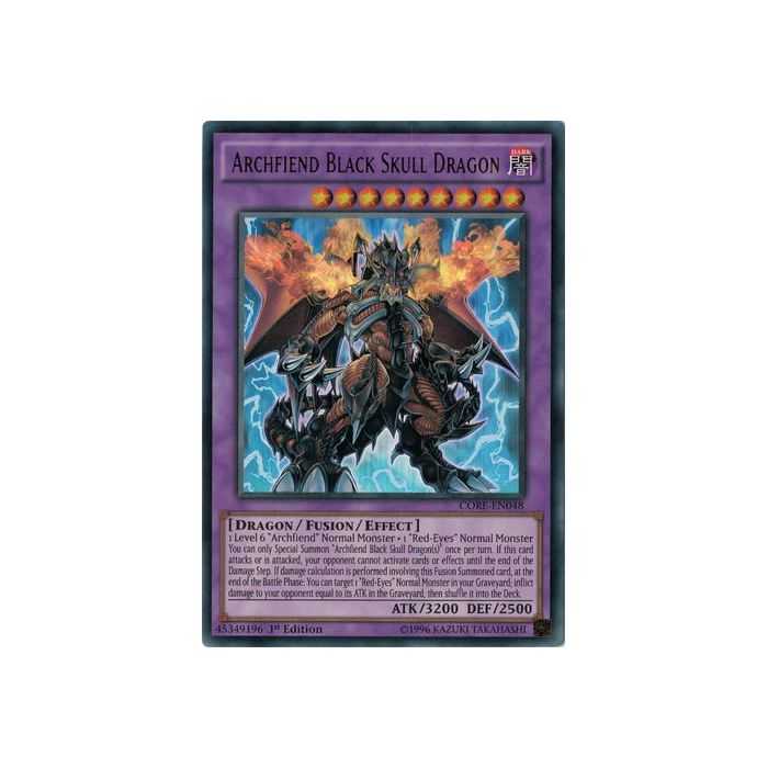 Archfiend Black Skull Dragon (Ultra Rare) – Clash of Rebellions | Carta YUGIOH en México
