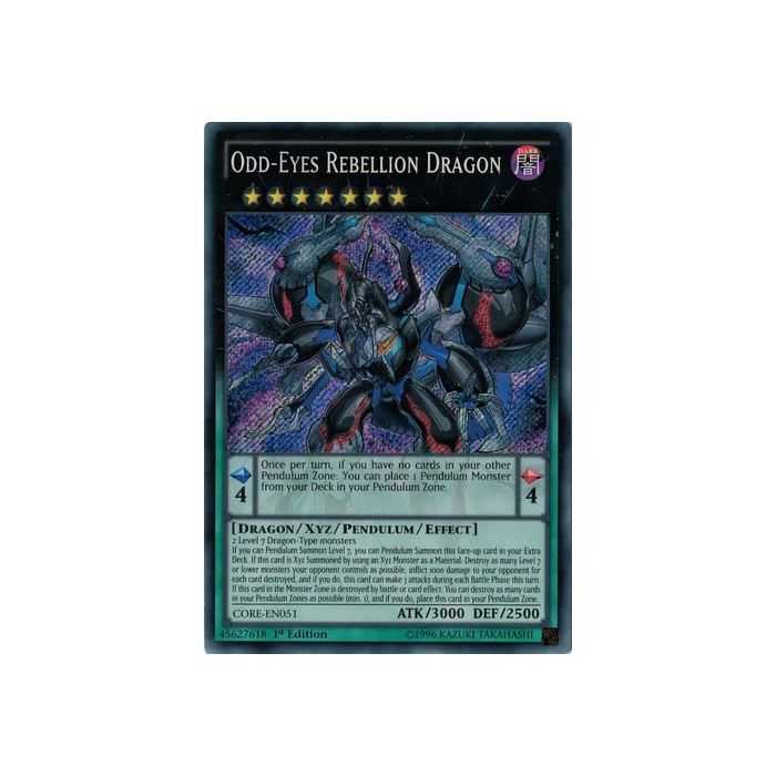 Odd-Eyes Rebellion Dragon (Secret Rare) – Clash of Rebellions | Carta YUGIOH en México