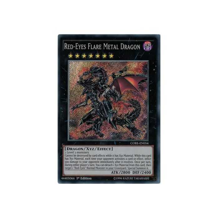 Red-Eyes Flare Metal Dragon (Secret Rare) – Clash of Rebellions | Carta YUGIOH en México