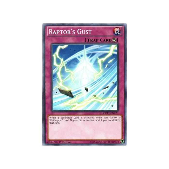 Raptor's Gust (Common) – Clash of Rebellions | Carta YUGIOH en México