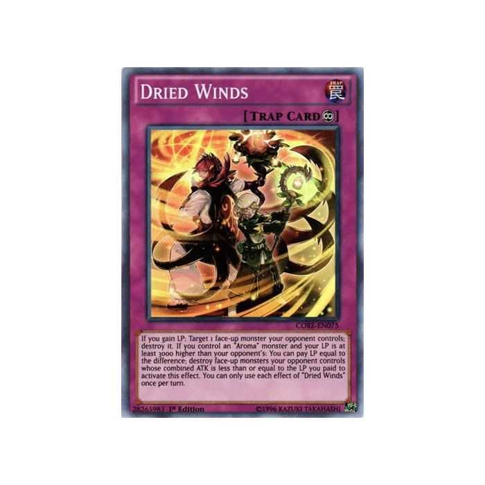 Dried Winds (Super Rare) – Clash of Rebellions | Carta YUGIOH en México