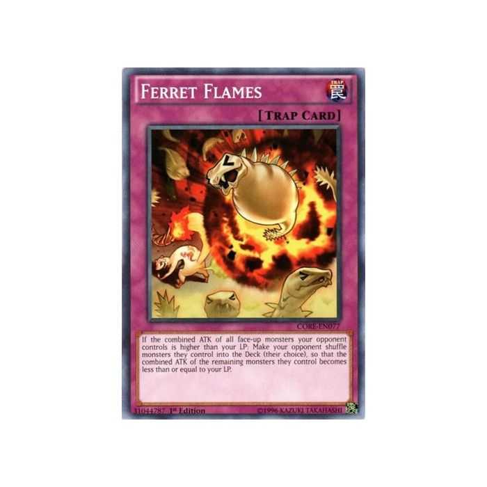 Ferret Flames (Common) – Clash of Rebellions | Carta YUGIOH en México