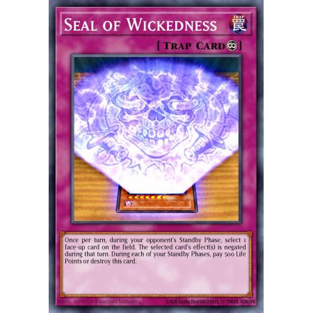 Seal of Wickedness (Super Rare)