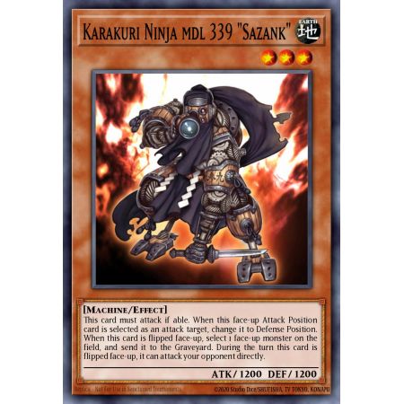 Karakuri Ninja mdl 339 "Sazank" (Super Rare)