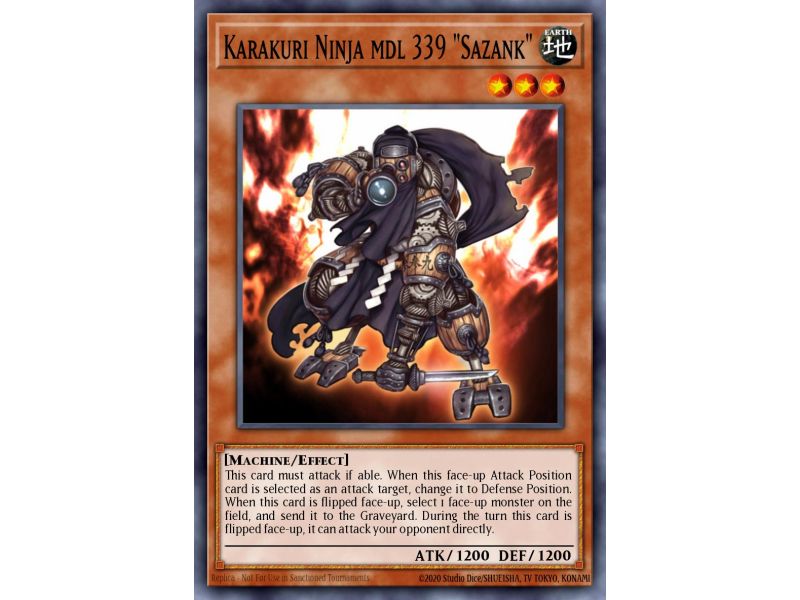 Karakuri Ninja mdl 339 "Sazank" (Super Rare)