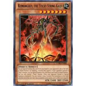 Kumongous, the Sticky String Kaiju (Rare) – Clash of Rebellions | Carta YUGIOH en México