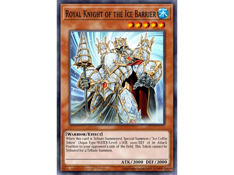 Royal Knight of the Ice Barrier (Super Rare)