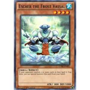 Escher the Frost Vassal (Rare) – Clash of Rebellions | Carta YUGIOH en México