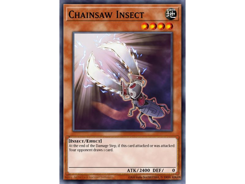 Chainsaw Insect (Common)