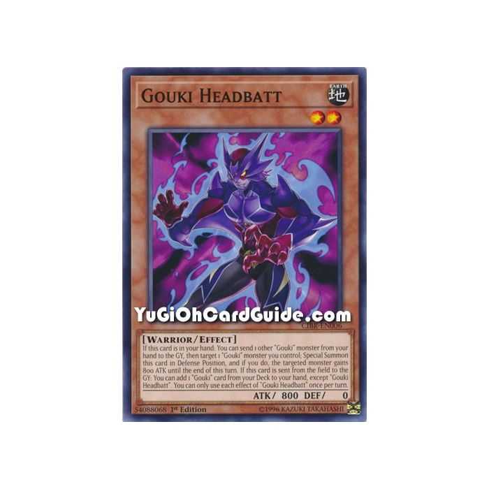 Gouki Headbatt (Common) – Circuit Break | Carta YUGIOH en México