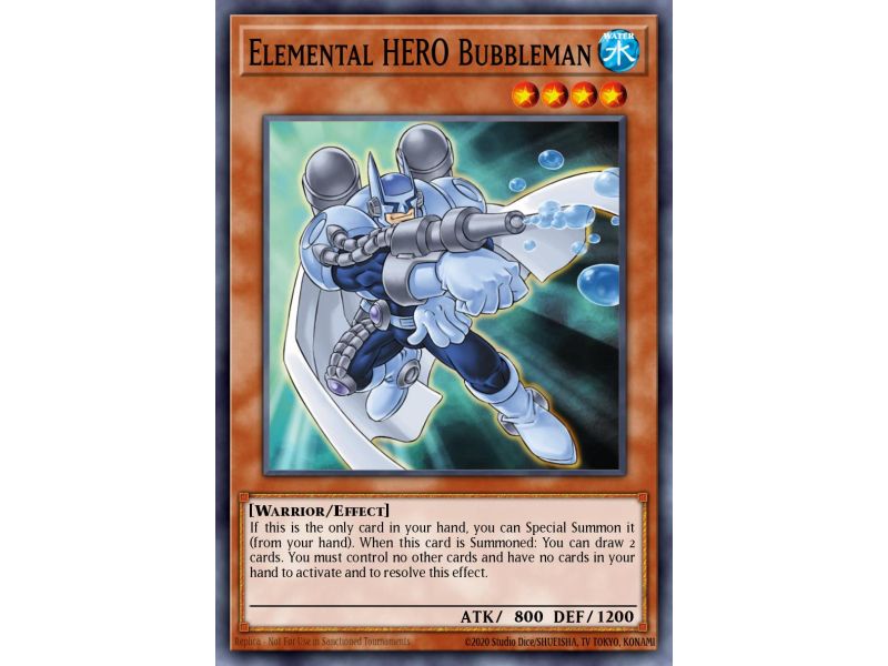 Elemental HERO Bubbleman (Super Rare)