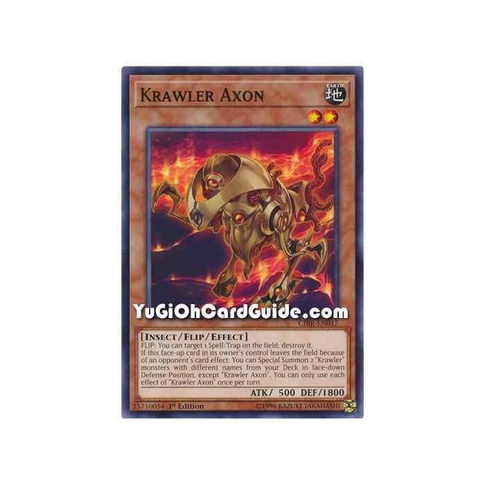 Krawler Axon (Common) – Circuit Break | Carta YUGIOH en México