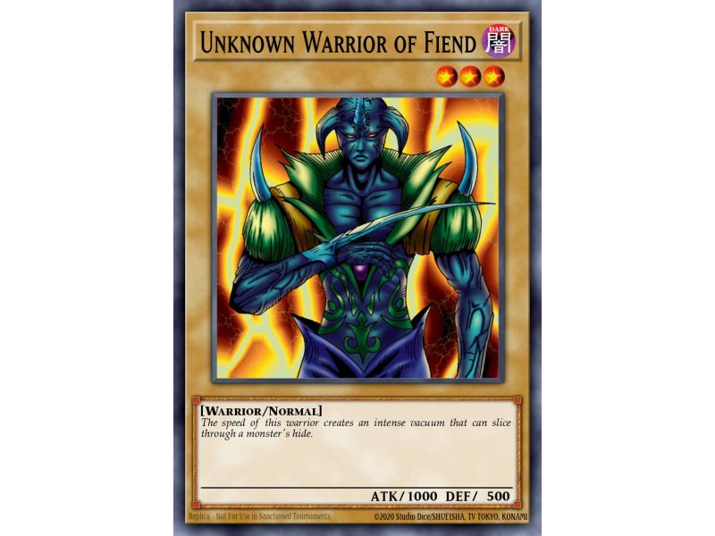 Unknown Warrior of Fiend (Common)