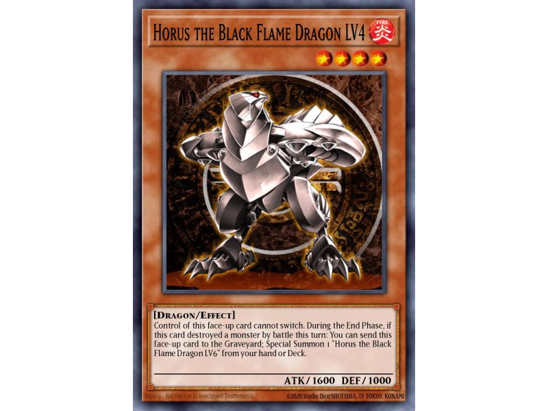Horus the Black Flame Dragon LV4 (Common)