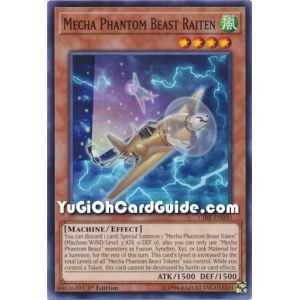 Mecha Phantom Beast Raiten (Common) – Circuit Break | Carta YUGIOH en México