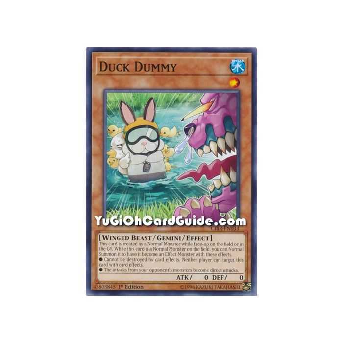 Duck Dummy (Common) – Circuit Break | Carta YUGIOH en México