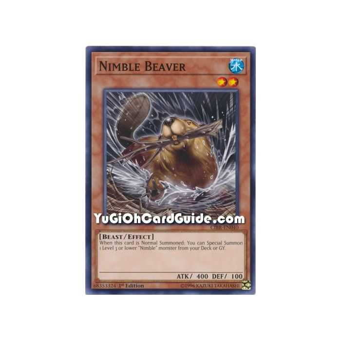 Nimble Beaver (Common) – Circuit Break | Carta YUGIOH en México