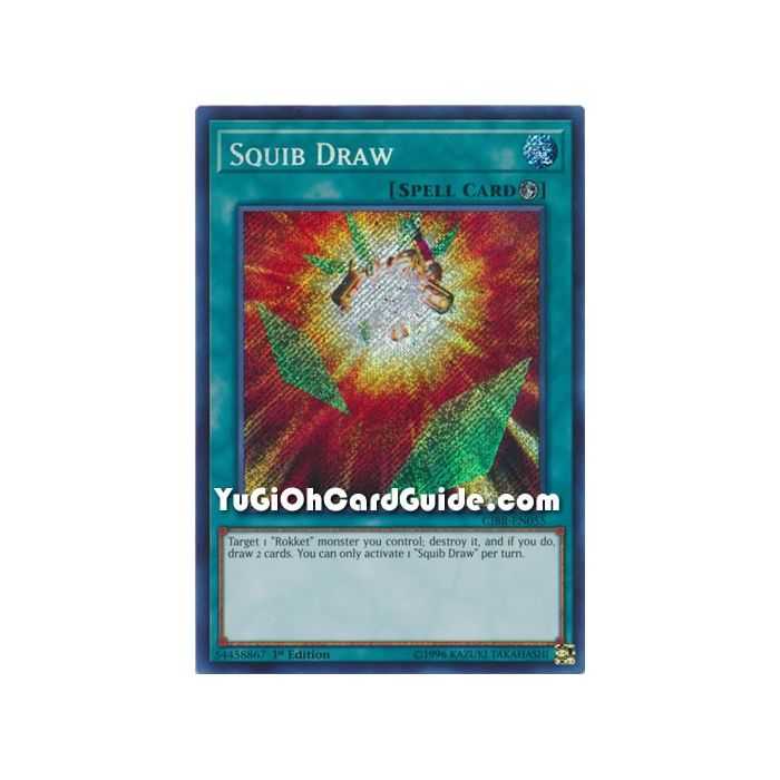 Squib Draw (Secret Rare) – Circuit Break | Carta YUGIOH en México