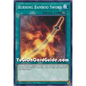 Burning Bamboo Sword (Common) – Circuit Break | Carta YUGIOH en México