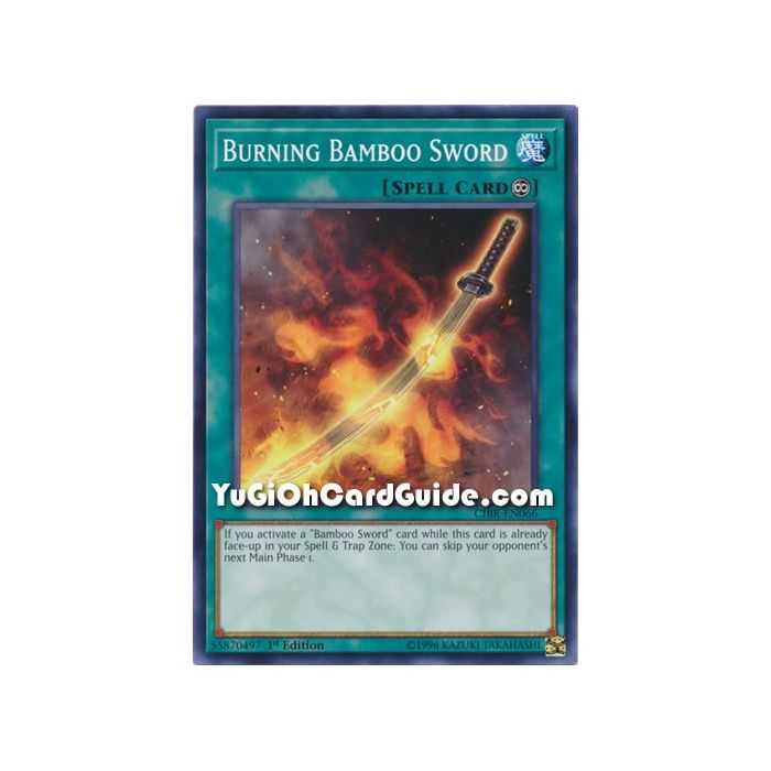 Burning Bamboo Sword (Common) – Circuit Break | Carta YUGIOH en México