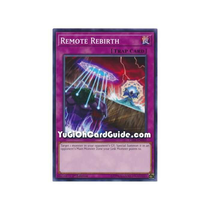 Remote Rebirth (Common) – Circuit Break | Carta YUGIOH en México