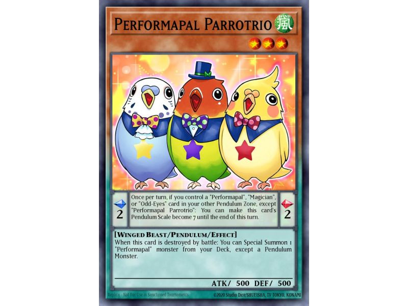 Performapal Parrotrio (Super Rare)