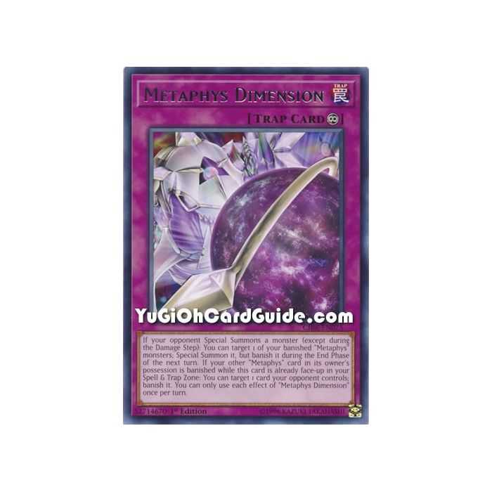 Metaphys Dimension (Rare) – Circuit Break | Carta YUGIOH en México