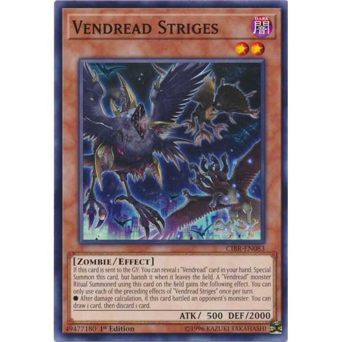 Vendread Striges (Common) – Circuit Break | Carta YUGIOH en México