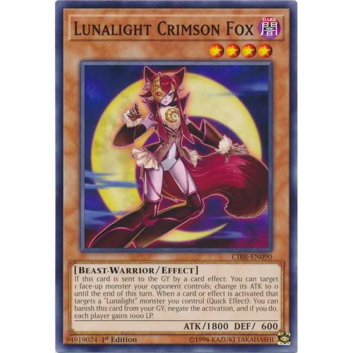 Lunalight Crimson Fox (Common) – Circuit Break | Carta YUGIOH en México