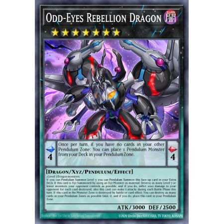Odd-Eyes Rebellion Dragon (Starfoil Rare)