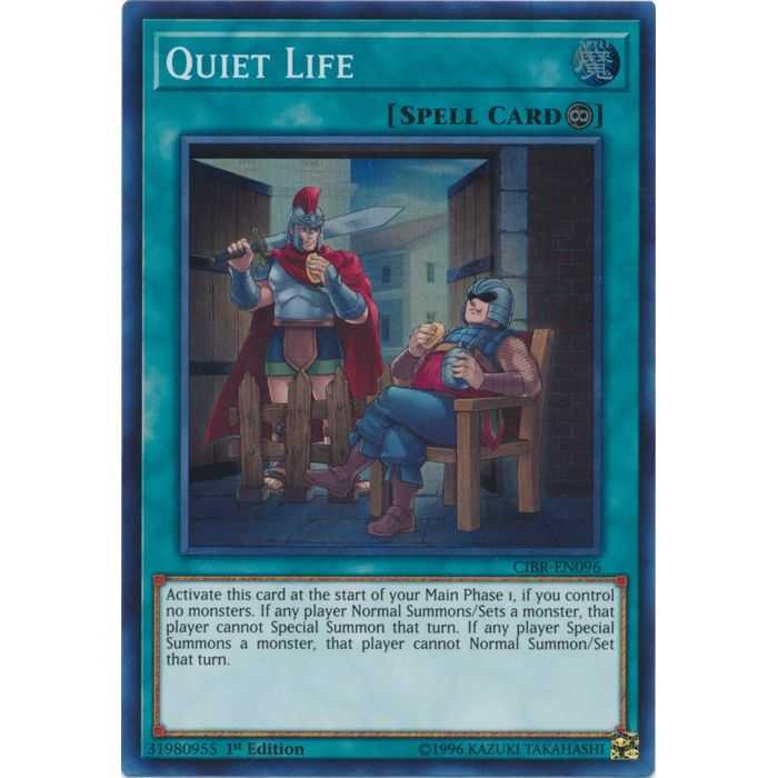 Quiet Life (Super Rare) – Circuit Break | Carta YUGIOH en México