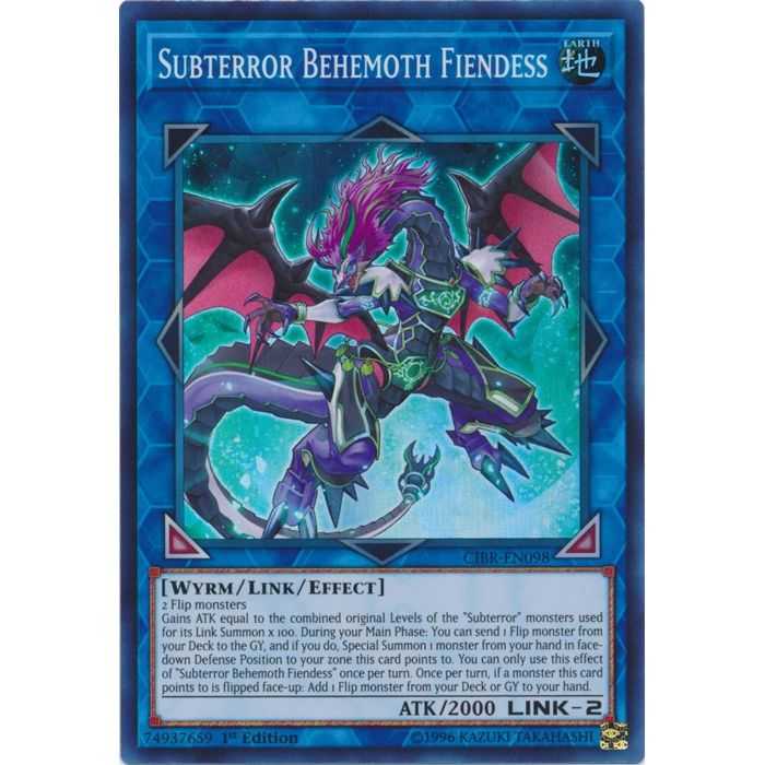 Subterror Behemoth Fiendess (Super Rare) – Circuit Break | Carta YUGIOH en México