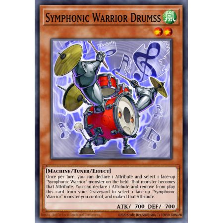 Symphonic Warrior Drumss (Super Rare)
