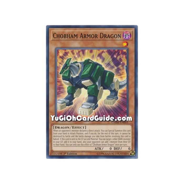 Chobham Armor Dragon (Common) – Chaos Impact | Carta YUGIOH en México