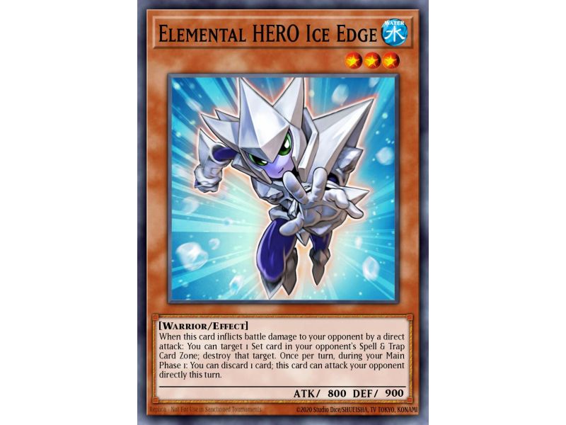 Elemental HERO Ice Edge (Super Rare)