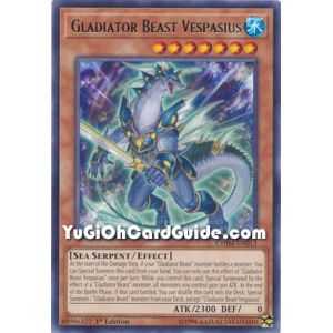 Gladiator Beast Vespasius (Rare) – Chaos Impact | Carta YUGIOH en México