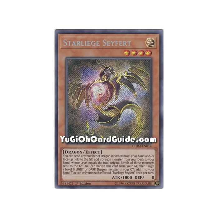 Starliege Seyfert  (Secret Rare) – Chaos Impact | Carta YUGIOH en México