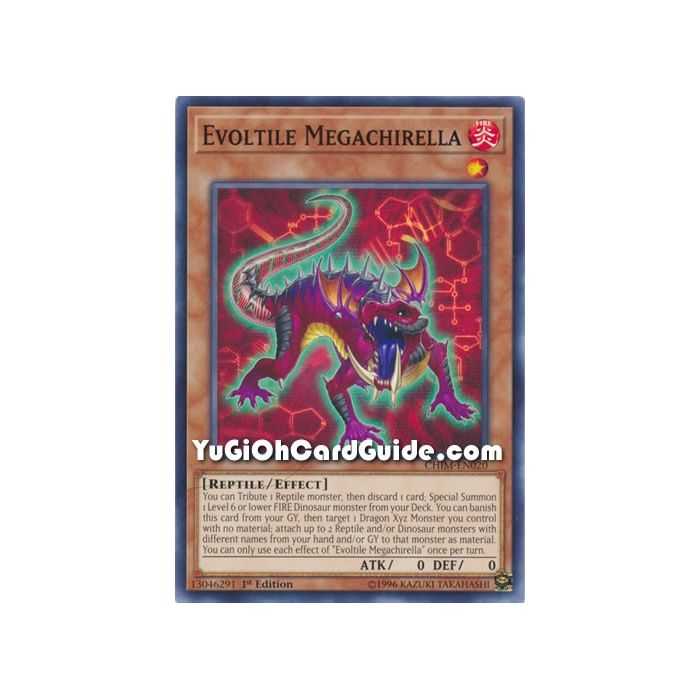 Evoltile Megachirella (Common) – Chaos Impact | Carta YUGIOH en México