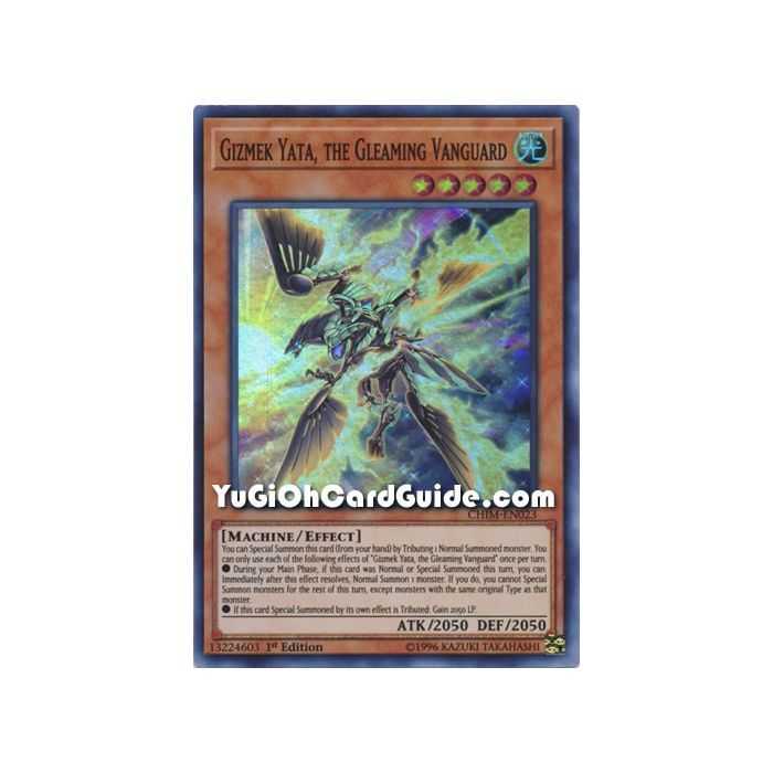 Gizmek Yata, the Gleaming Vanguard (Super Rare) – Chaos Impact | Carta YUGIOH en México