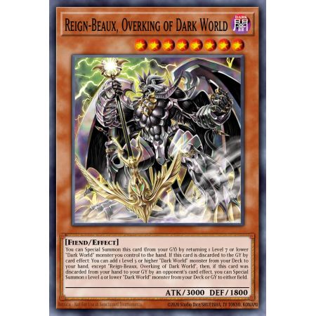 Reign-Beaux, Overking of Dark World (Ultra Rare)